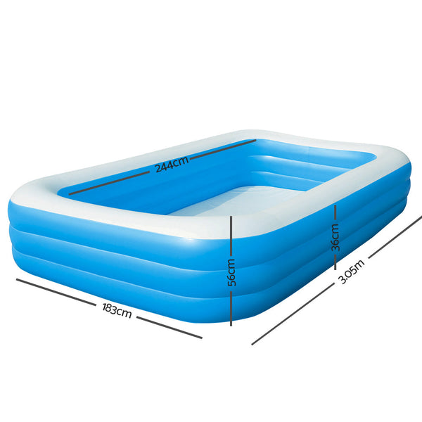 Inflatable & Kid Pools Bestway Inflatable Kids Above Ground Swimming Pool