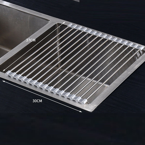 Sink Organisers Multifunctional Foldable Kitchen Sink Rack Dish Drainer Household Pot Mat