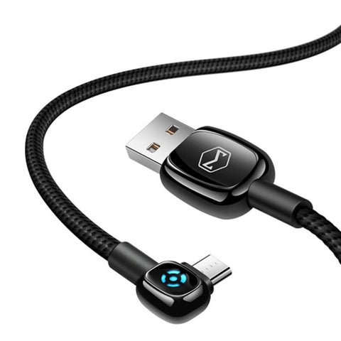 Ca 593 Woodpecker Series 90 Degree Auto Disconnect Micro Usb To Cable Length 1.5M Black