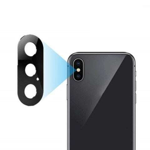 Screen Protectors Camera Protection Ring Lens Tempered Film For Iphone Xs Max / Black