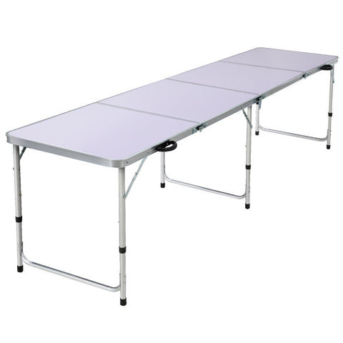 Camping Tables Weisshorn Folding Camping Table Portable Family Picnic Garden 240Cm