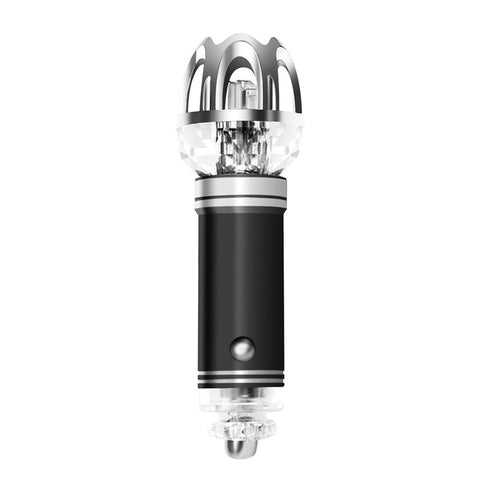 Car Air Purifier Humidifier Ionizer Eliminator For Home Office Black