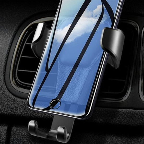 Mounts & Holders Car Air Vent Gravity Phone Mount Holder Stand Universal For Iphone Samsung Xiaomi Black