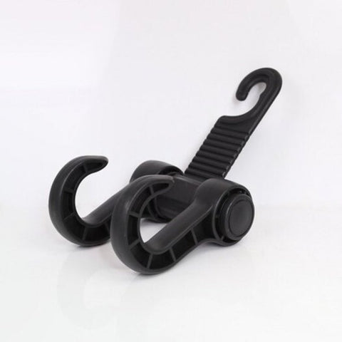 Car Hook Headrest Seat Suspension Hooks Clips Black