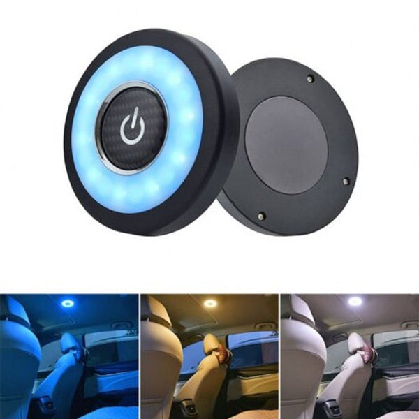 Interior Lights Car Interior Led Roof Reading Light Usb Charging Magnetic Vehicle Ceiling Lamp Blue Yellow