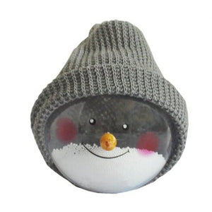 Cartoon Decorative Christmas Hanging Ball Gray