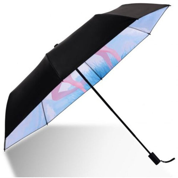 Umbrellas Cartoon Print Deer Anti Uv Folding Outdoor Umbrella Multi B