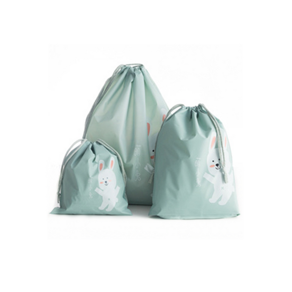 Cartoon Waterproof Receiving Bag Dust Proof Pumping Rope Bundle Rabbit Set