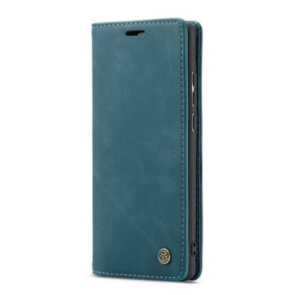 Cases, Covers & Skins Retro Leather Wallet Flip Phone Card Slot For Samsung Galaxy A30s Greenish Blue