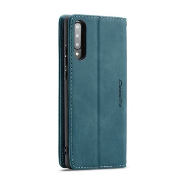 Cases, Covers & Skins Retro Leather Wallet Flip Phone Card Slot For Samsung Galaxy A30s Greenish Blue