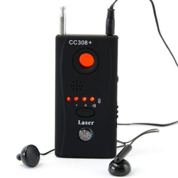 Cc308 Mini Privacy Protect Security Full Range Anti Spy Bug Detector Black