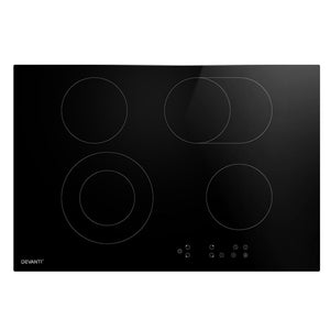 Cooktops Devanti Ceramic Cooktop 77Cm Electric Cooker 4 6 Burner Stove Hob Touch Control