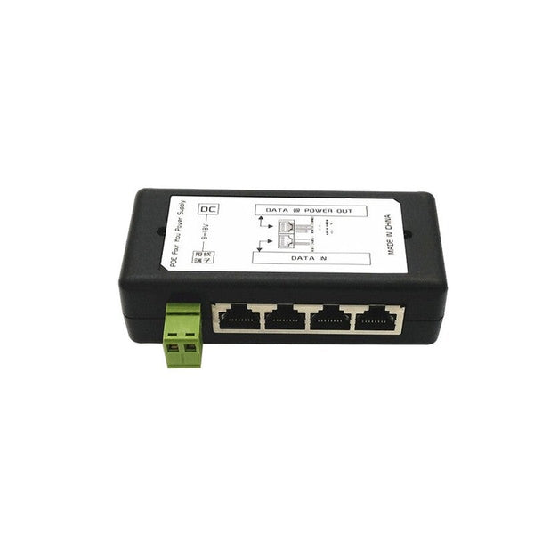 Cctv 4Ch Poe Injector Box Dc 12V 48V Power