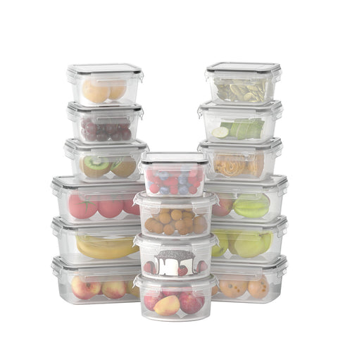 Food Storage Containers 5 Star Chef Cereal Dispenser Food Storage Container 16Pcs