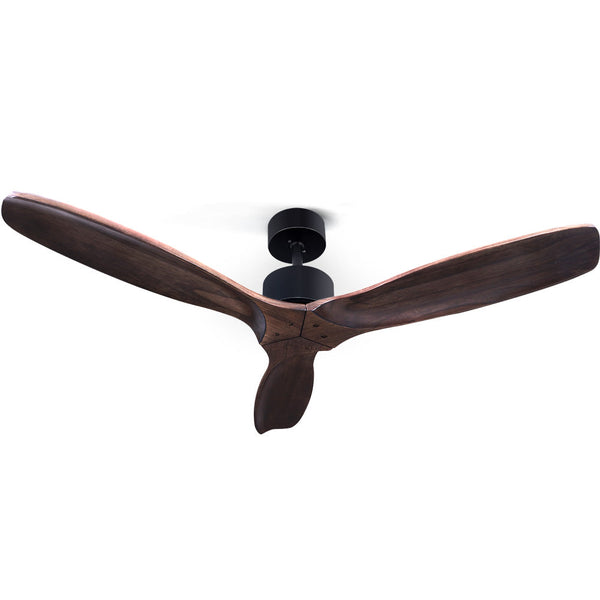 Ceiling Fans Devanti 52'' Ceiling Fan With Remote Control Fans 3 Wooden Blades Timer 1300Mm