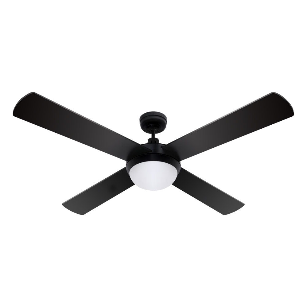 Cooktops Devanti 52'' Ceiling Fan W/Light W/Remote Timer Black