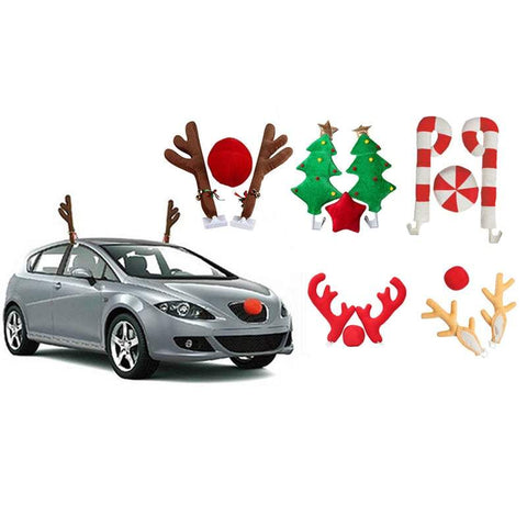 Seasonal Decorations Christmas Car Reindeer Antlers Decoration