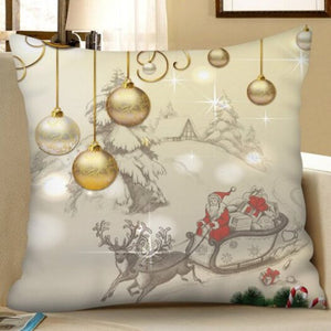 Cushions & Decorative Pillows Christmas Decoration Digital Printing Square Pillow Case Sofa Cushion Cover Multi W18 X L18 Inch