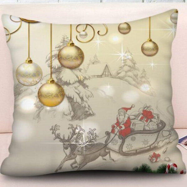 Cushions & Decorative Pillows Christmas Decoration Digital Printing Square Pillow Case Sofa Cushion Cover Multi W18 X L18 Inch