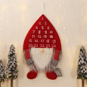 Seasonal Decorations Christmas Forester Man Calendar Home Decoration Red