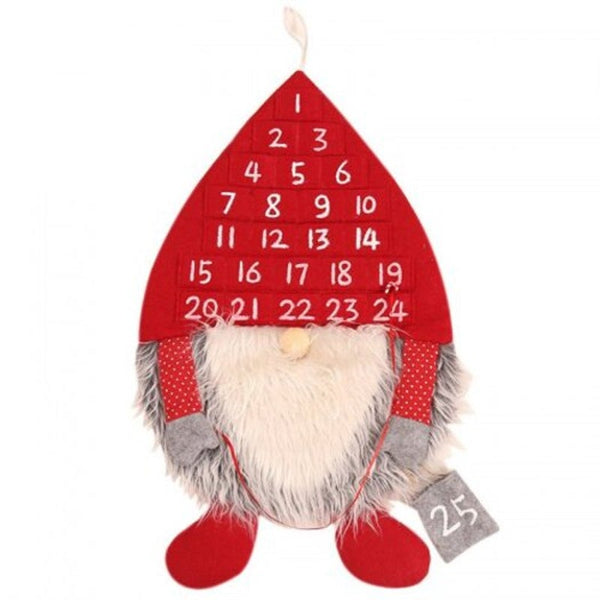 Seasonal Decorations Christmas Forester Man Calendar Home Decoration Red