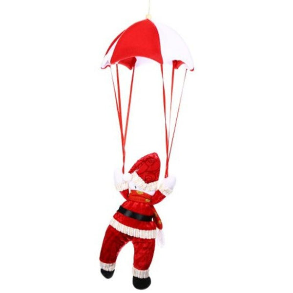 Seasonal Decorations Christmas Parachute Hanging Decoration Red