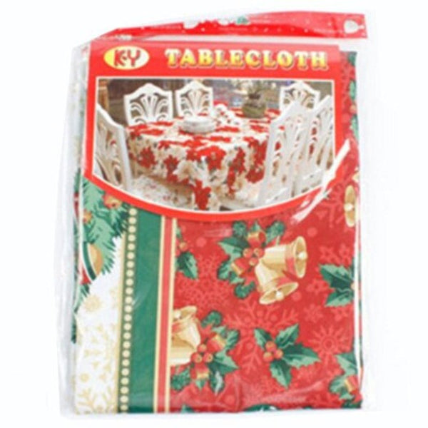 Seasonal Decorations Christmas Party Decoration Fabric Printing Tablecloth Multi B