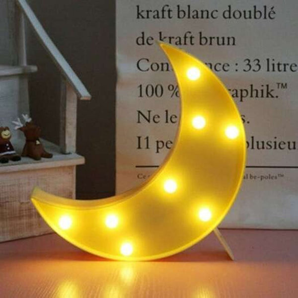 Night Lights Christmas Tree Cloud Star Moon Led 3D Light Kids Gift For Baby Children Bedroom Lamp Decoration Yellow