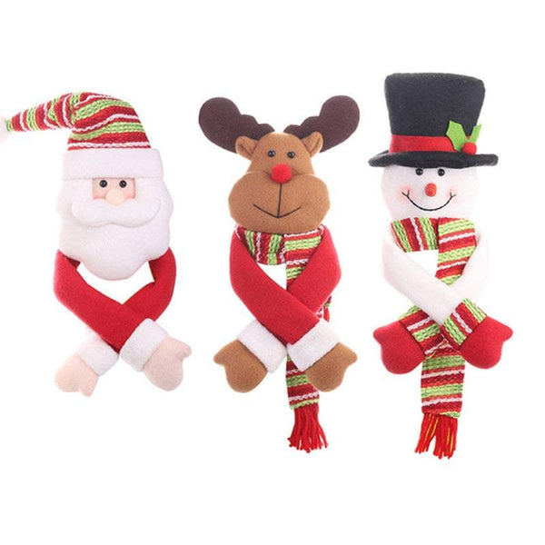 Seasonal Decorations Christmas Ornaments Wine Bottle Cover Cute Hat Santa Claus Snowman And Elk