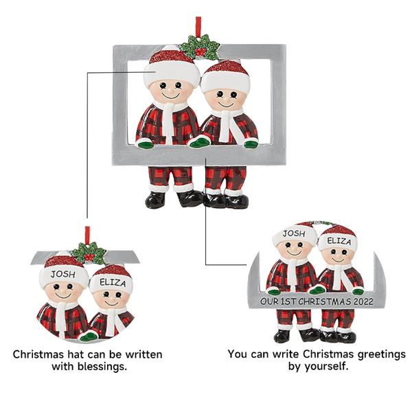 Seasonal Decorations Christmas Pendant Diy Personal Family Decoration Home Hanging Ornament New Year