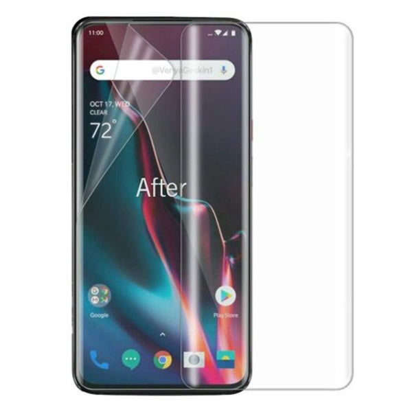 Screen Protectors Chumdiy 3D Curved Full Screen Soft Film Protector For Oneplus 7 Transparent