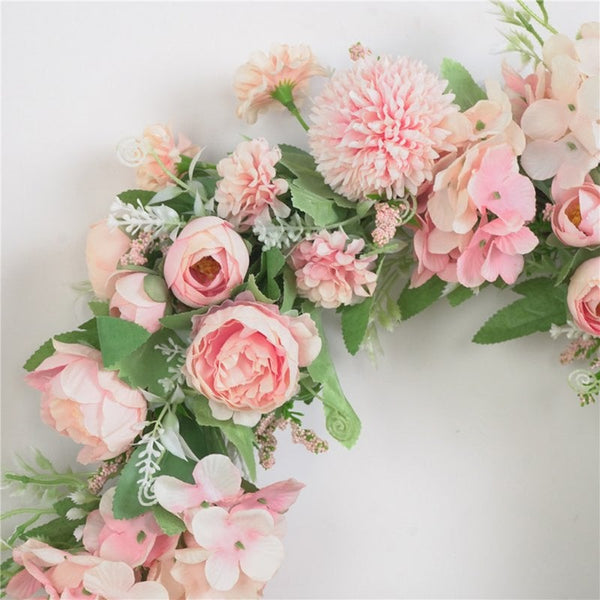 Seasonal Decorations Silk Peony Artificial Flowers Wreaths For Home Room Garden Door Decoration