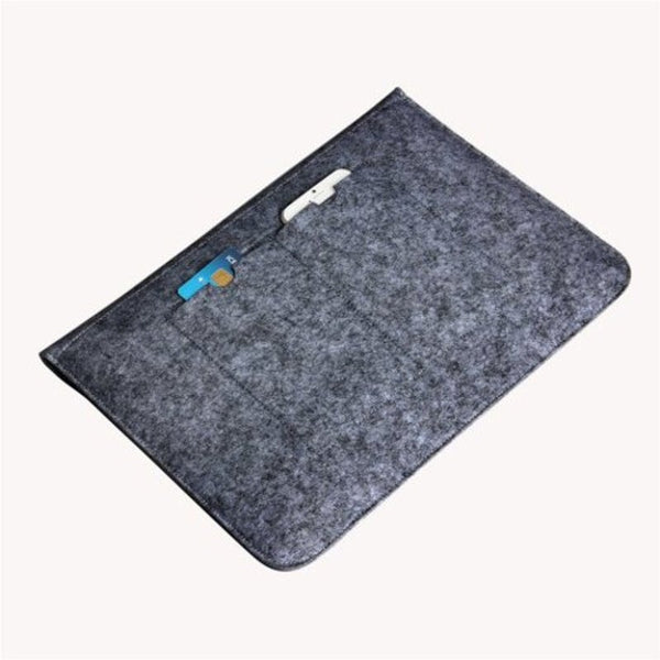 Laptop Cases & Bags Cloth Sleeve Laptop Notebook Bag Pouch Case For Macbook Air 13 Inch Black