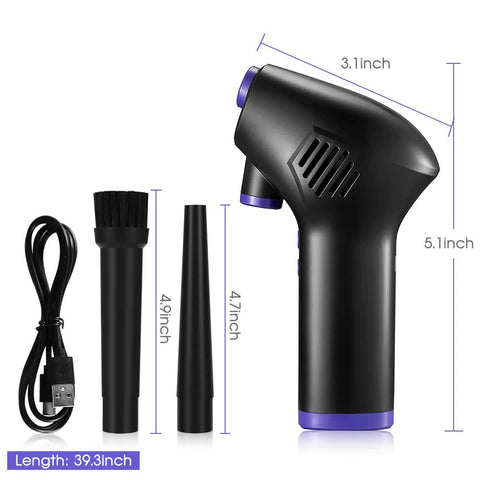 Wireless Usb Handheld Air Duster Blower For Pc Laptop Car