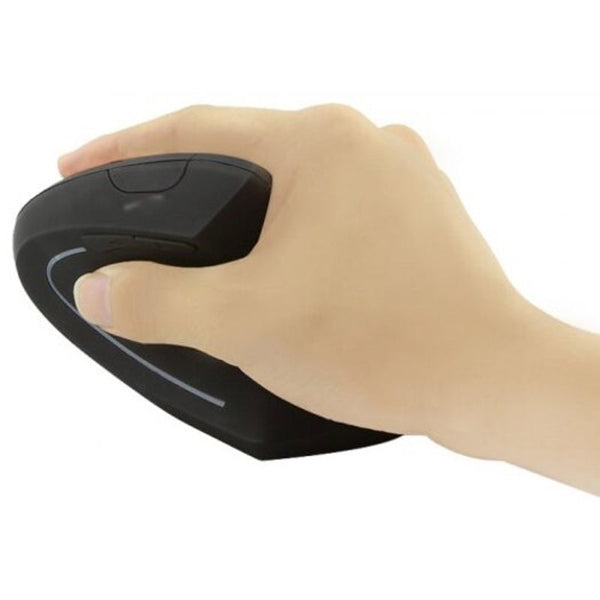 Mice, Trackballs & Touchpads Cm0090c Rechargeable Optical Ergonomic Vertical Wireless Mouse Black