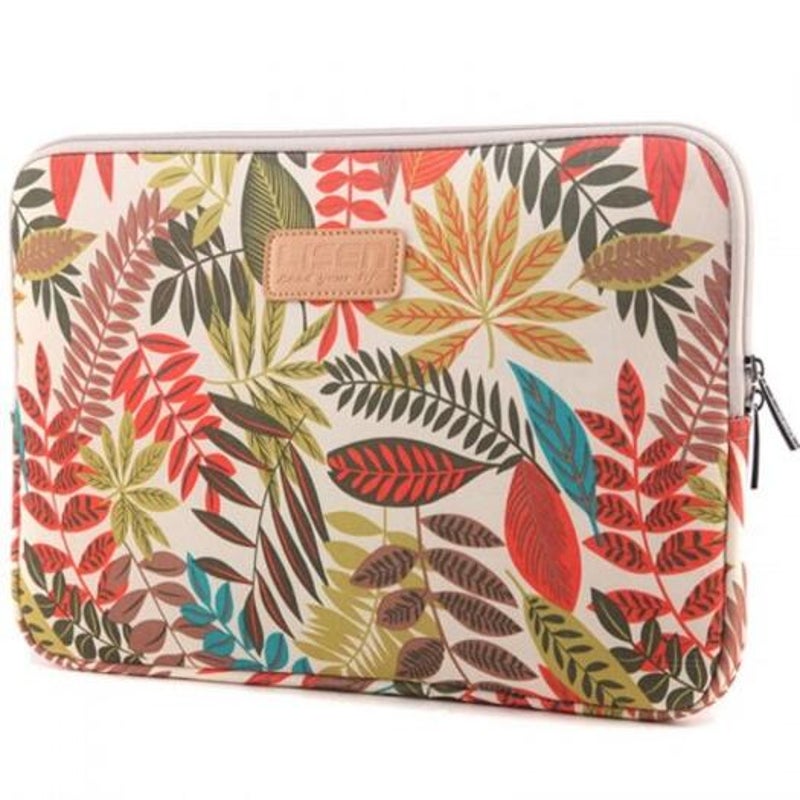 Laptop Cases & Bags Colorful Leaf Notebook Sleeve Bag Laptop 15.6 Inch White