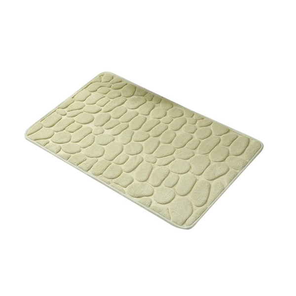 Bath Mats, Rugs & Toilet Covers Comfortable Stone Design Rebound Memory Foam Bath Mat