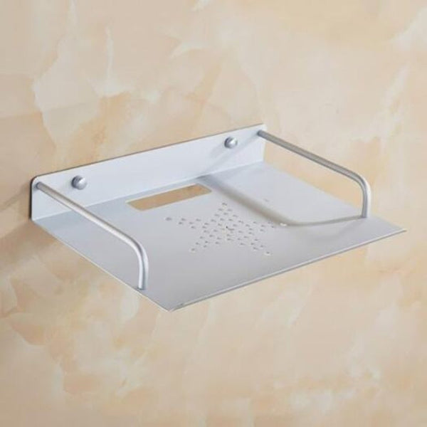 Braces & Brackets Concise Space Aluminum Mounting Bracket Stb Shelf Network Router Wall Hanging Holder Crystal Cream