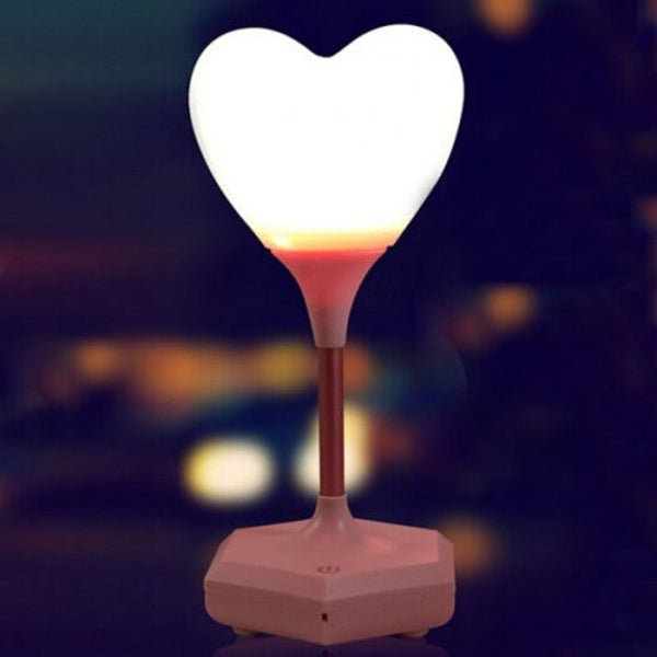 Night Lights Confession Of Love Heart Sound Recording Remote Control Night Light Pink