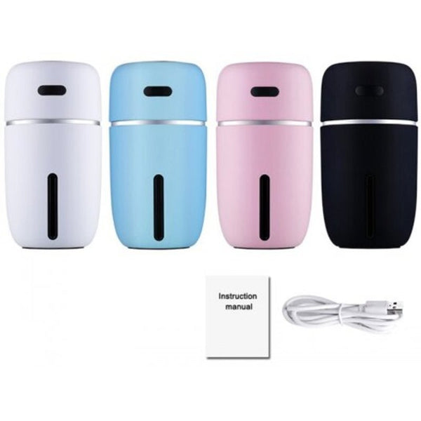 Creative Design Mini Humidifier Usb 7 Colour Night Light White