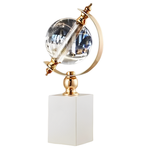 Sculptures & Figurines 26Cm Creative Glass Globe Tabletop Decor For Home And Garden Sculptures Figurines