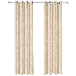 Curtains & Drapes 300 Centimetre Beige Modern Luxury Retro Style Curtains For Living Room Bedroom Dining Decor