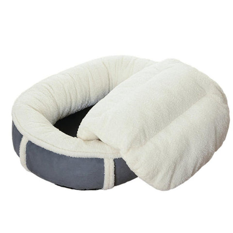 Pet Beds Cute 4 Seasons Universal Pet Supplies Kennel Washable Oval Pumpkin Nest