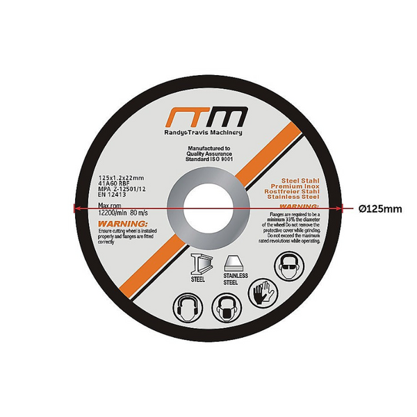 Grinder Discs 125Mm 5" Cutting Disc Wheel For Angle Grinder X100