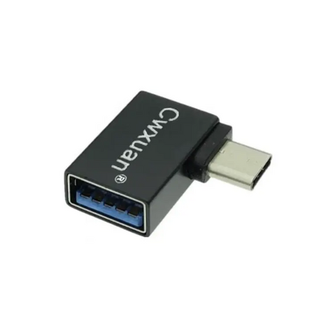 Right Angled 90 Degree Design Usb 3.1 Type To 3.0 Female Adapter Black