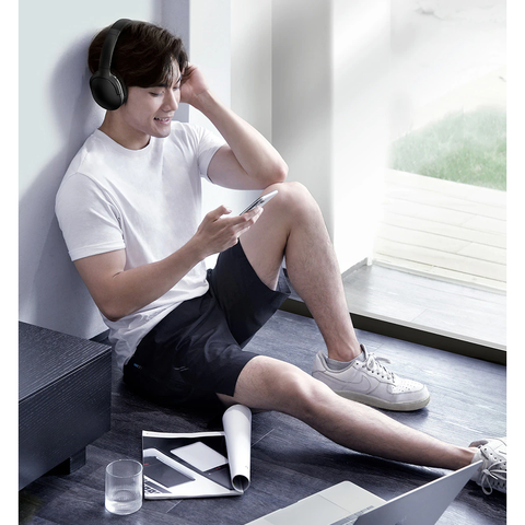 D02 Wireless Bluetooth Headphone Handsfree Headset For Iphone Xiaomi Huawei Phone Black
