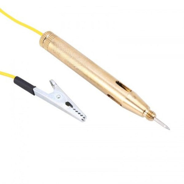 Dc 6V 24V Auto Car Truck Motorcycle Circuit Voltage Tester Luxury Gold Color