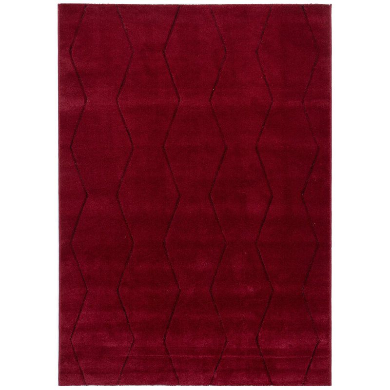 Rugs Rug Home Decor Denver 018159A Red Antrasit 160X230