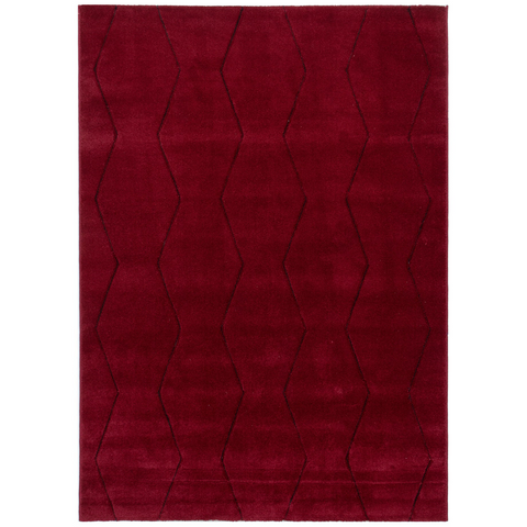 Rugs Rug Home Decor Denver 018159A Red Antrasit 240X330