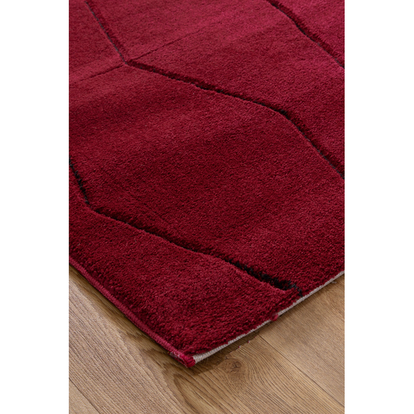 Rugs Rug Home Decor Denver 018159A Red Antrasit 200X290